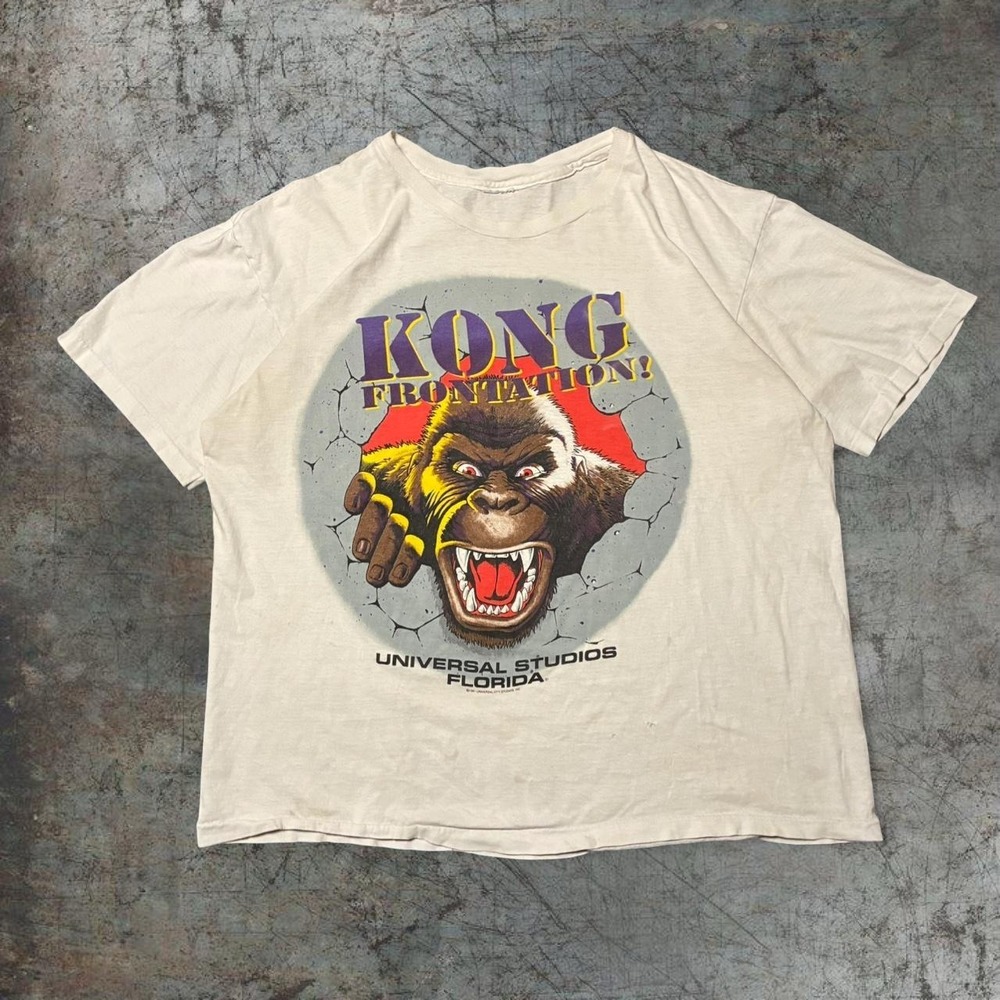 Vintage 1991 King Kong Universal studios single stitch grail‎ t-shirt